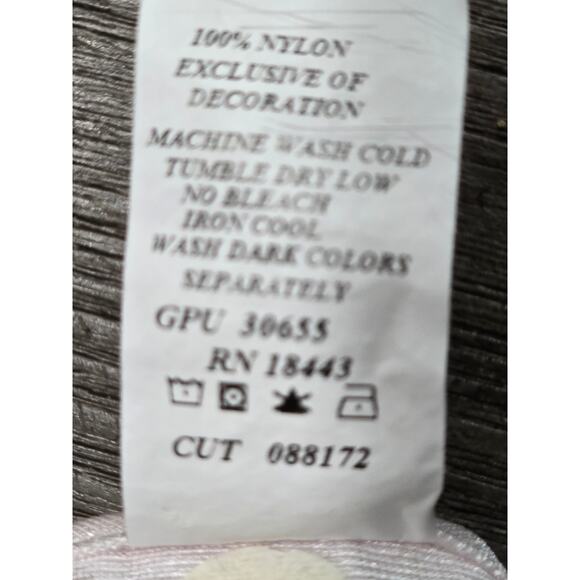 JC Collections Girls Pink Silk Nylon Long Sleeve Front Opening Pajama Night Gown - Picture 5 of 9